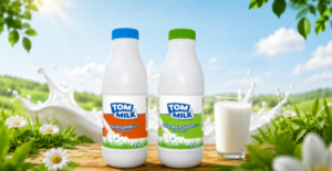 Read more about the article Novas garrafas de Leite UHT Tom Milk
